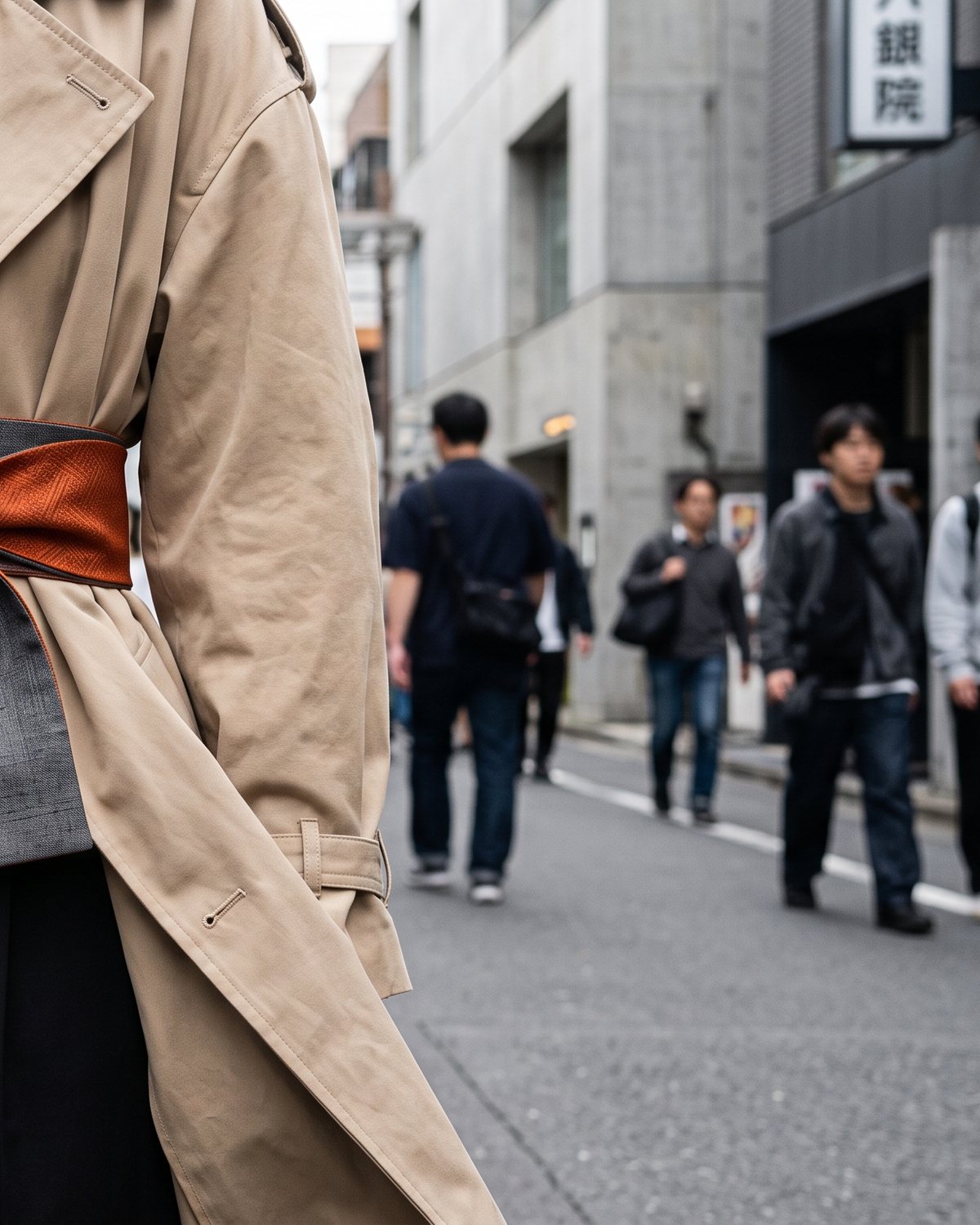 Obi as a waist sash